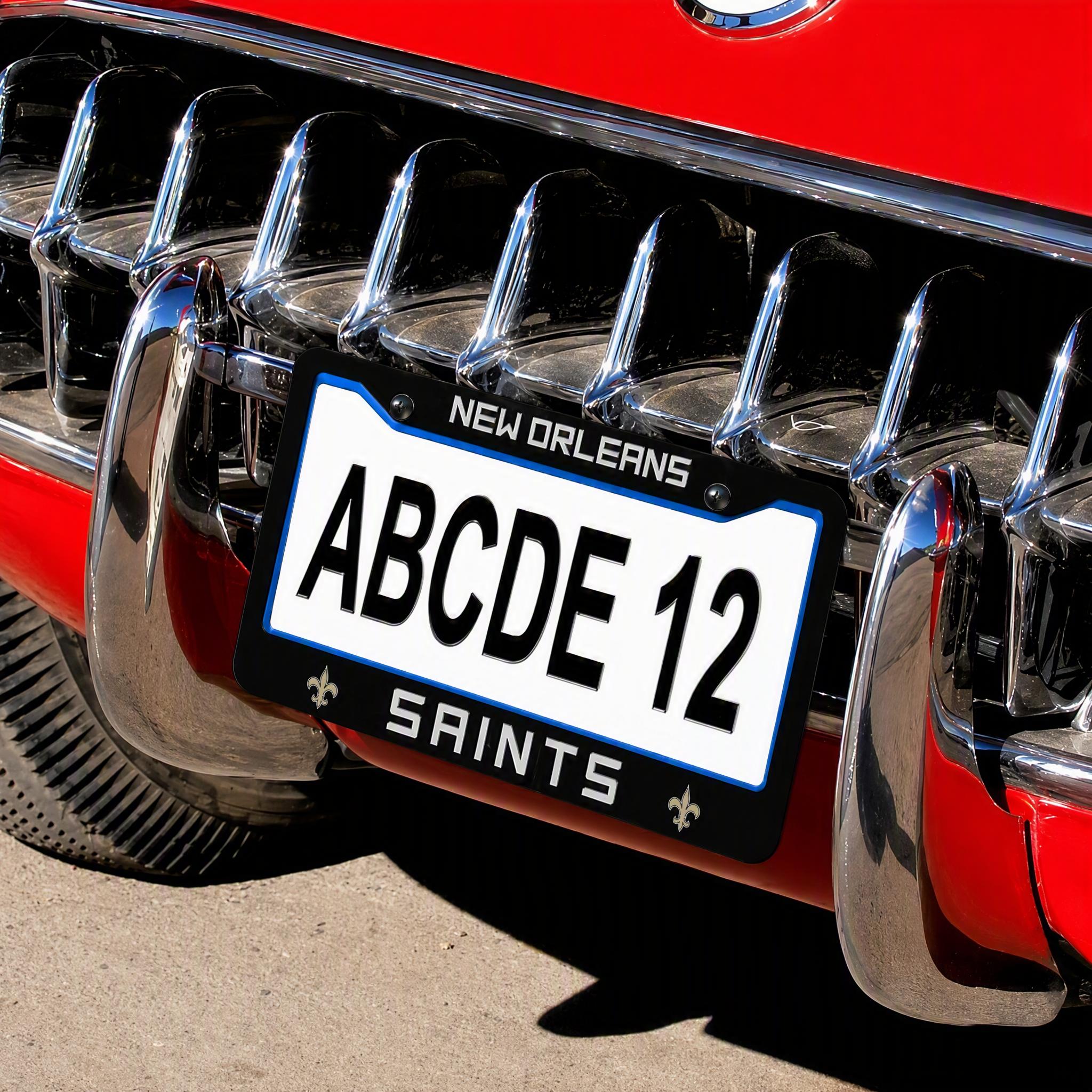 Custom Full-Print License Plate Frame – Personalized Aluminum Car Plate Frame