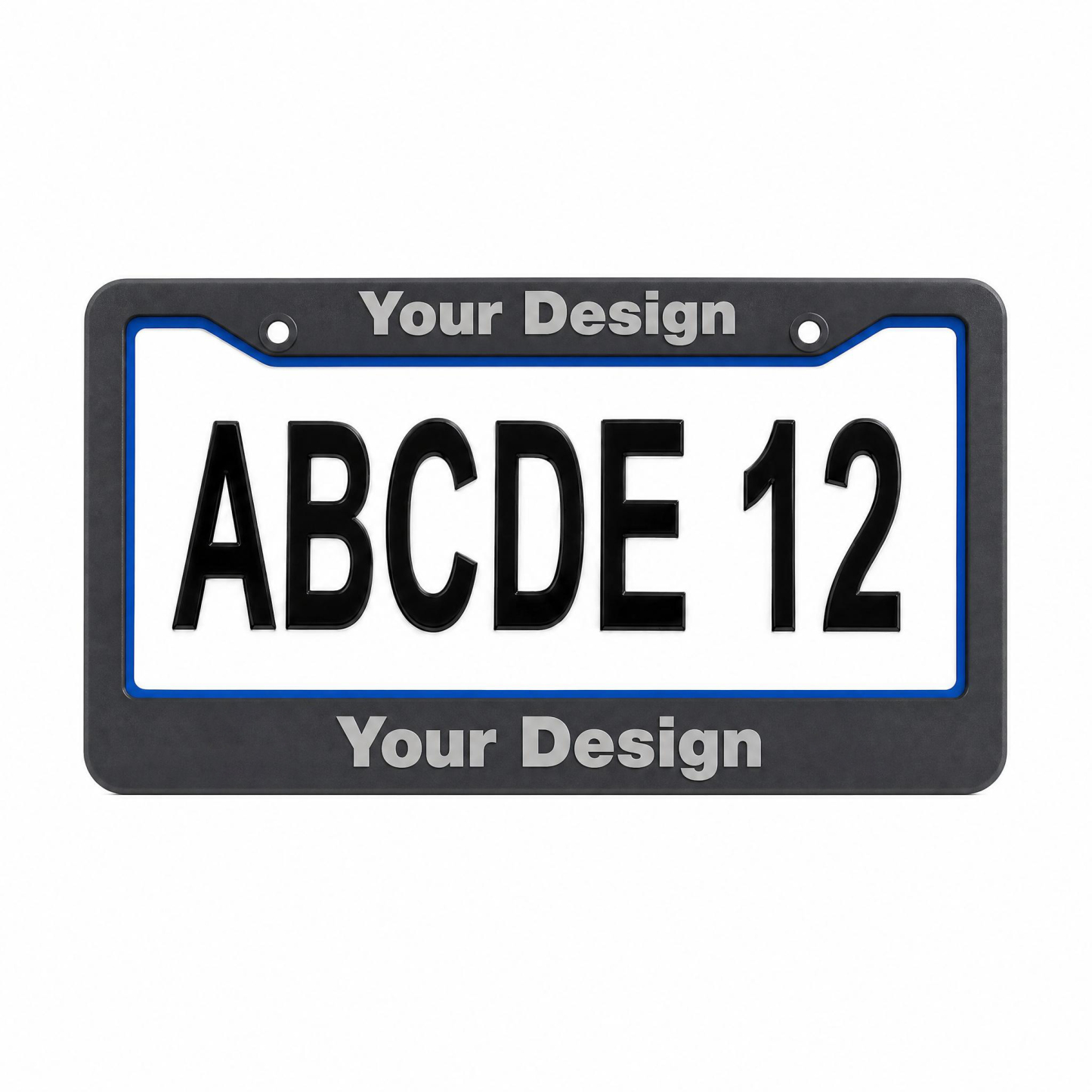 Custom Full-Print License Plate Frame – Personalized Aluminum Car Plate Frame