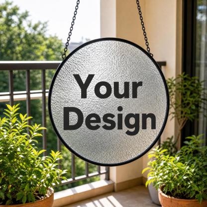 Custom Glass Suncatcher – Personalized Window Hanging Decor