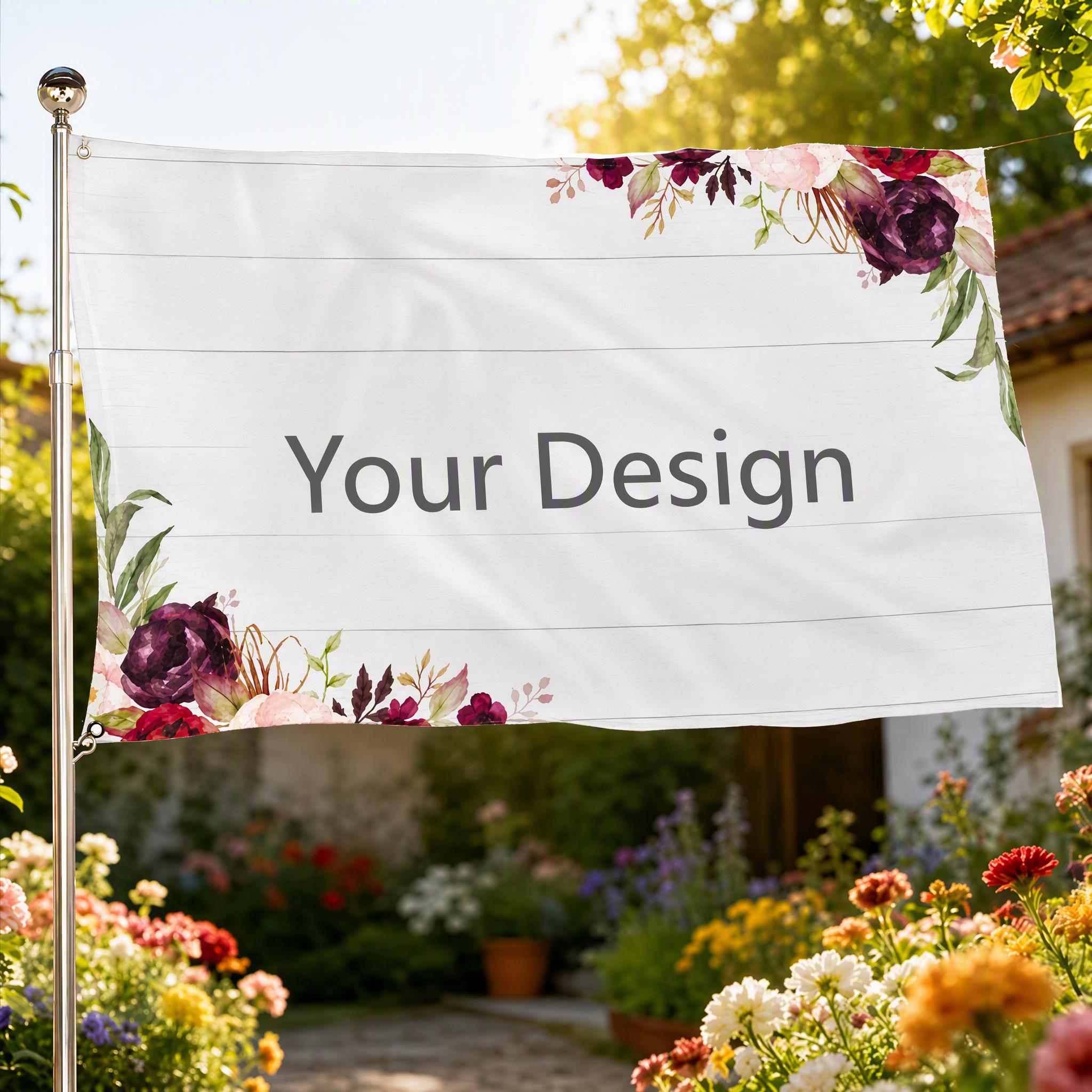 Custom Horizontal Flag – Personalized Photo & Design Flag