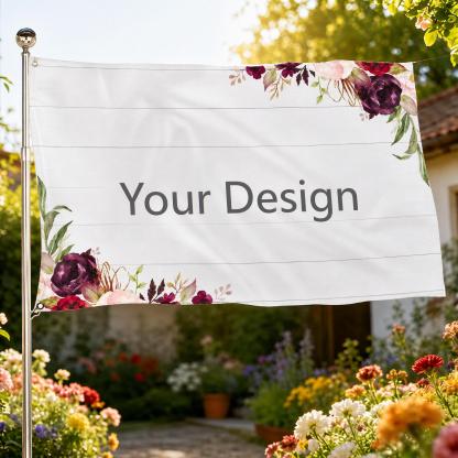 Custom Horizontal Flag – Personalized Photo & Design Flag