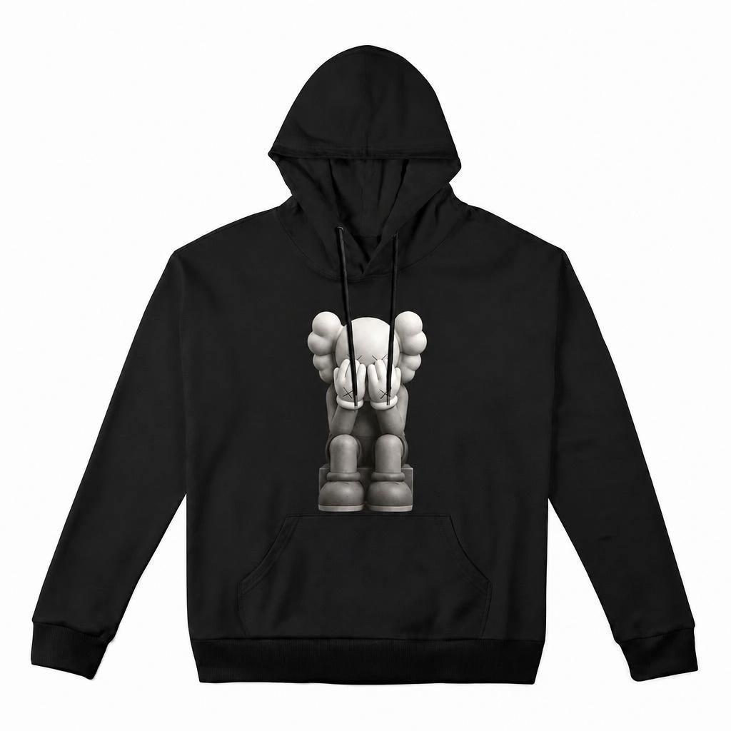 Custom 330g Men’s Cotton-Polyester Hoodie – Personalized Front Print Hoodie