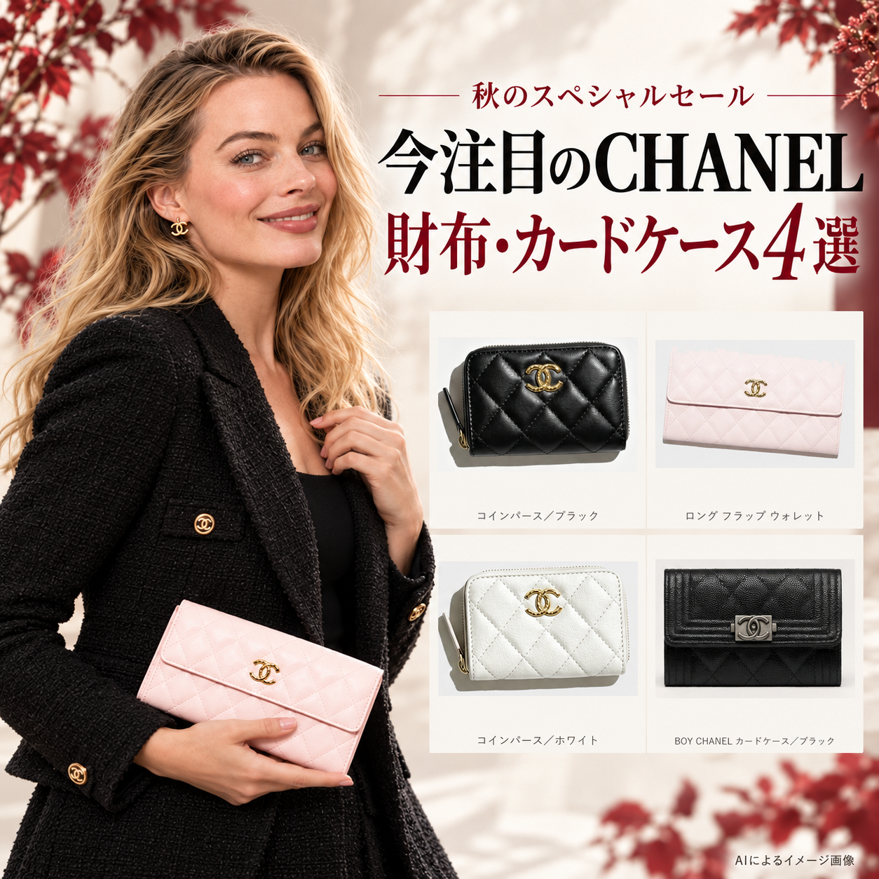 🔥秋のスペシャルセール｜今注目のCHANEL財布・カードケース4選
