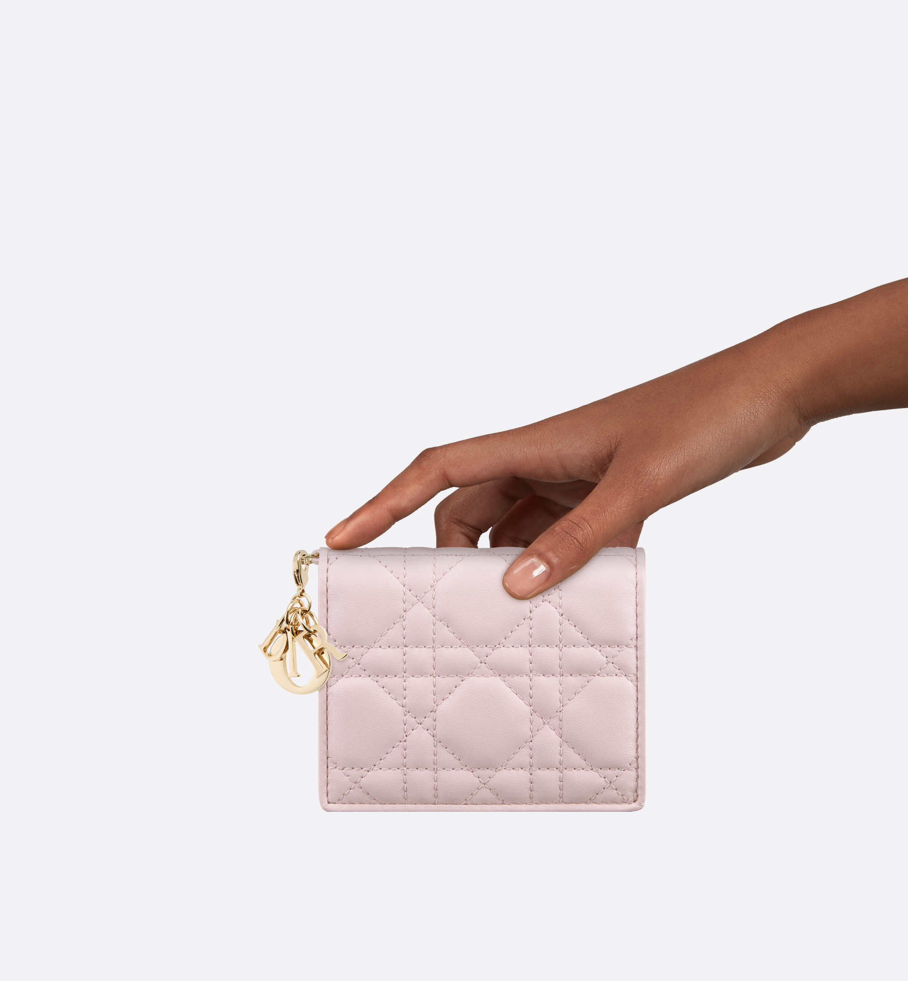 Lady Dior Gardenia ウォレット ミニ