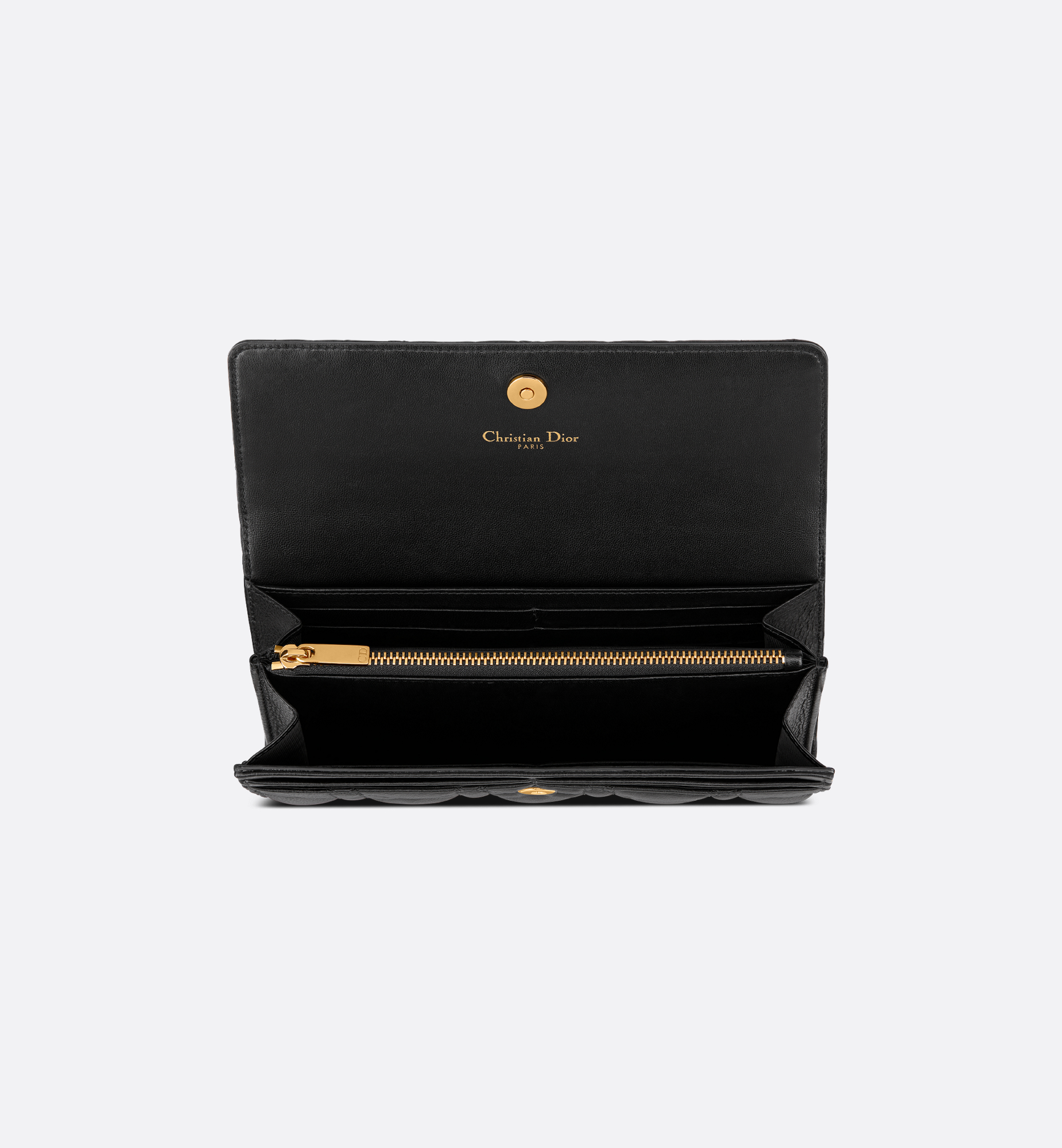 Dior Caro Orchid ロングウォレット