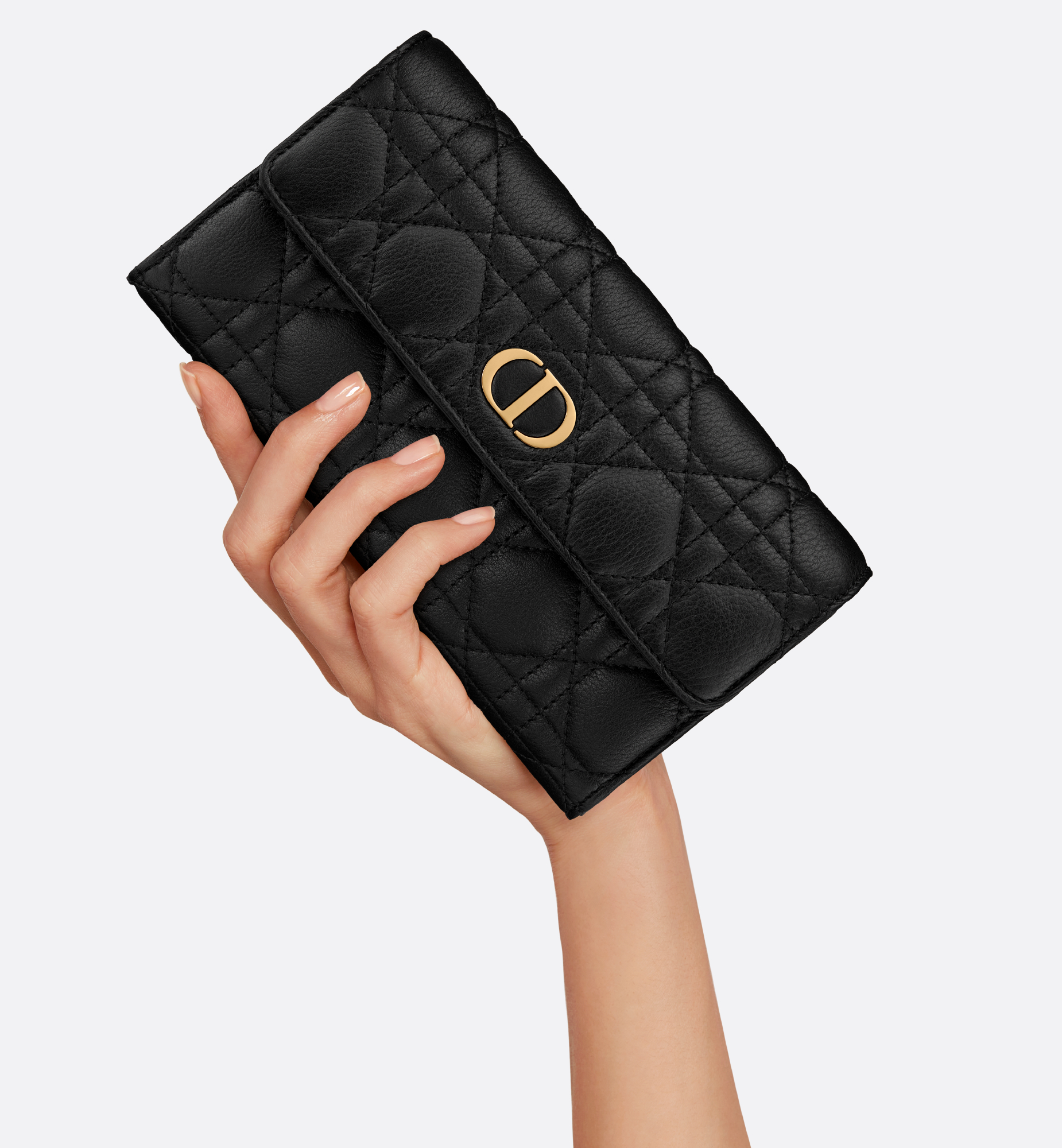 Dior Caro Orchid ロングウォレット