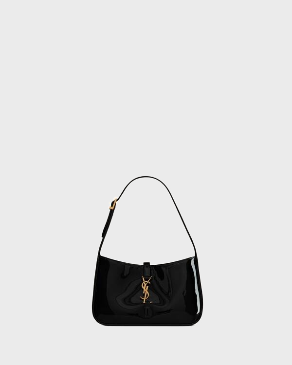 YSL LE 5 À 7ホーボーバッグ（パテントレザー）