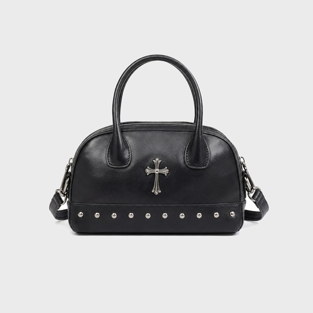 【Chrome Hearts】クロムハーツ 純皮 ショルダーバッグAO