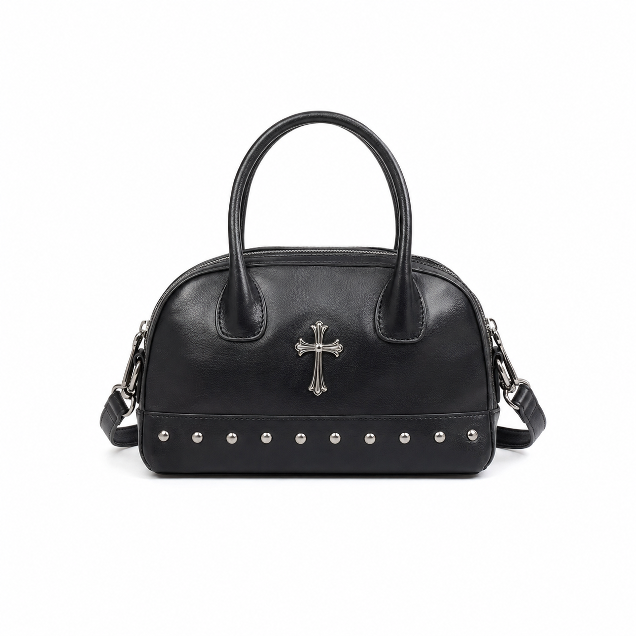 【Chrome Hearts】クロムハーツ 純皮 ショルダーバッグAO