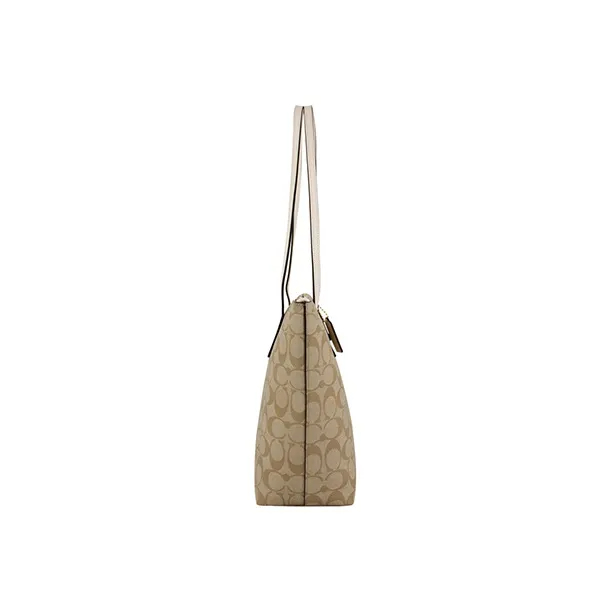 COACH ジップトップ トート 30 PVC トートバッグ