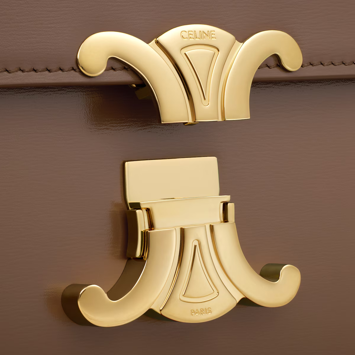 クラシック トリオンフ バッグ / シャイニーカーフスキン / グレイズドブラウン