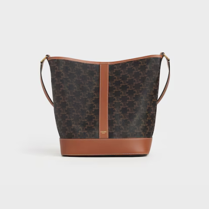 ミディアム バケット / トリオンフキャンバス＆カーフスキン / タン