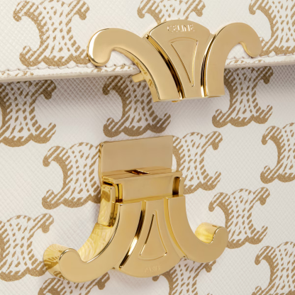 ショルダーバッグ クロード / トリオンフキャンバス & カーフスキン / ホワイト