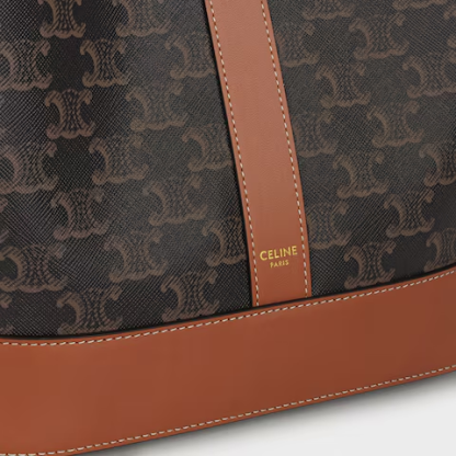 ミディアム バケット / トリオンフキャンバス＆カーフスキン / タン