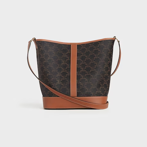 ミディアム バケット / トリオンフキャンバス＆カーフスキン / タン