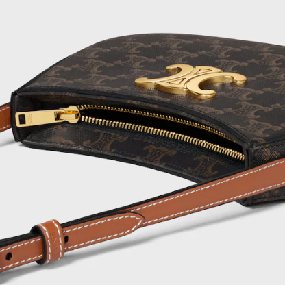 ミディアム ティリー バッグ / トリオンフキャンバス＆カーフスキン / タン