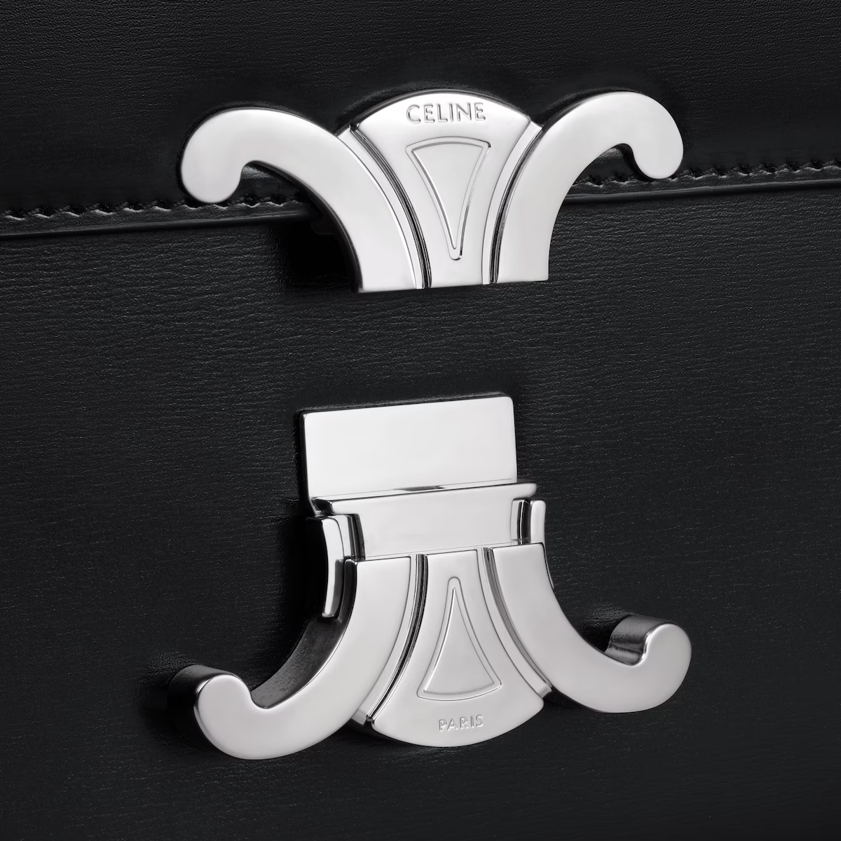 ティーン トリオンフ バッグ / シャイニーカーフスキン / ブラック