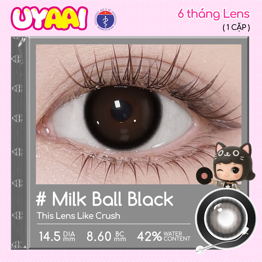 [Babi Bell x UYAAI] Mua 1 Tặng 4, UYAAI 6 tháng Lens, ĐỘ 0.00~-4.00, Choco Jump/Bigeyes/Pearl/K4/Snowball loạt