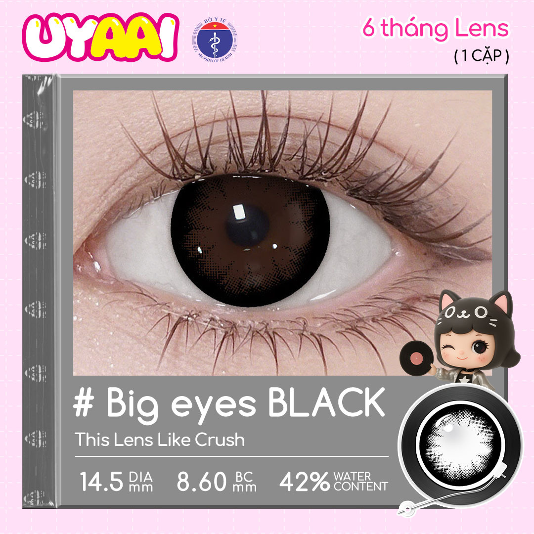 [Babi Bell x UYAAI] Mua 1 Tặng 4, UYAAI 6 tháng Lens, ĐỘ 0.00~-4.00, Choco Jump/Bigeyes/Pearl/K4/Snowball loạt