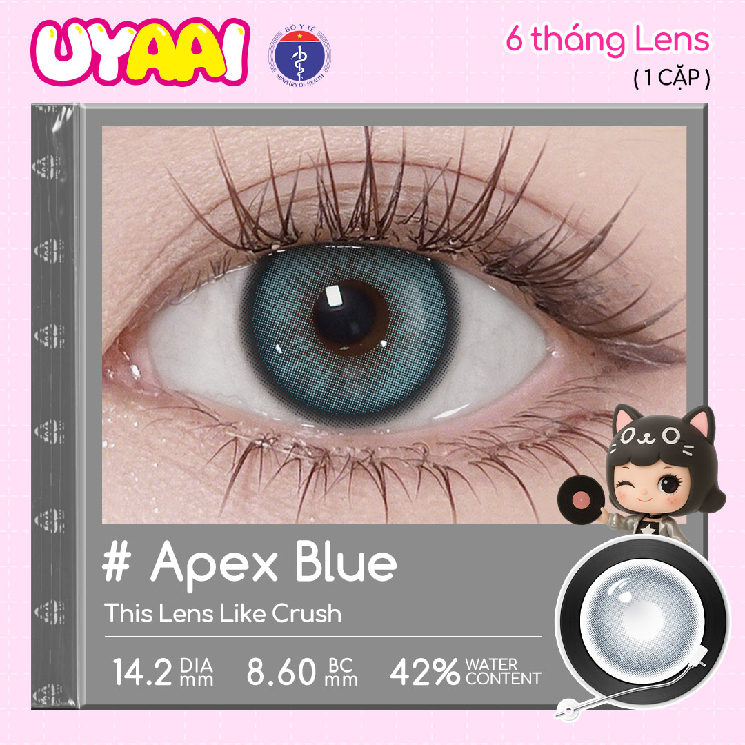 [Babi Bell x UYAAI] Mua 1 Tặng 4, UYAAI 6 tháng Lens, ĐỘ 0.00~-4.00, Choco Jump/Bigeyes/Pearl/K4/Snowball loạt