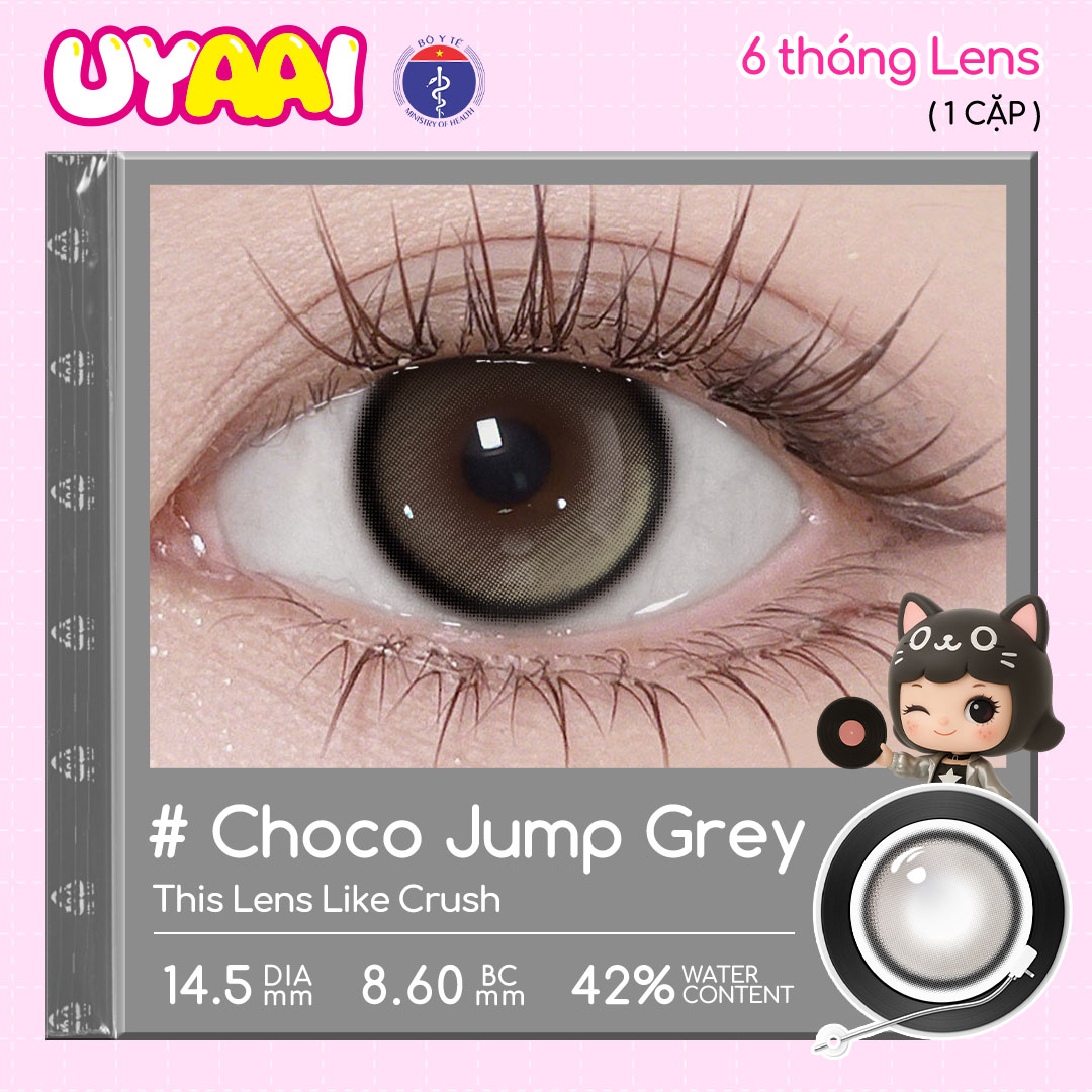 [Babi Bell x UYAAI] Mua 1 Tặng 4, UYAAI 6 tháng Lens, ĐỘ 0.00~-4.00, Choco Jump/Bigeyes/Pearl/K4/Snowball loạt
