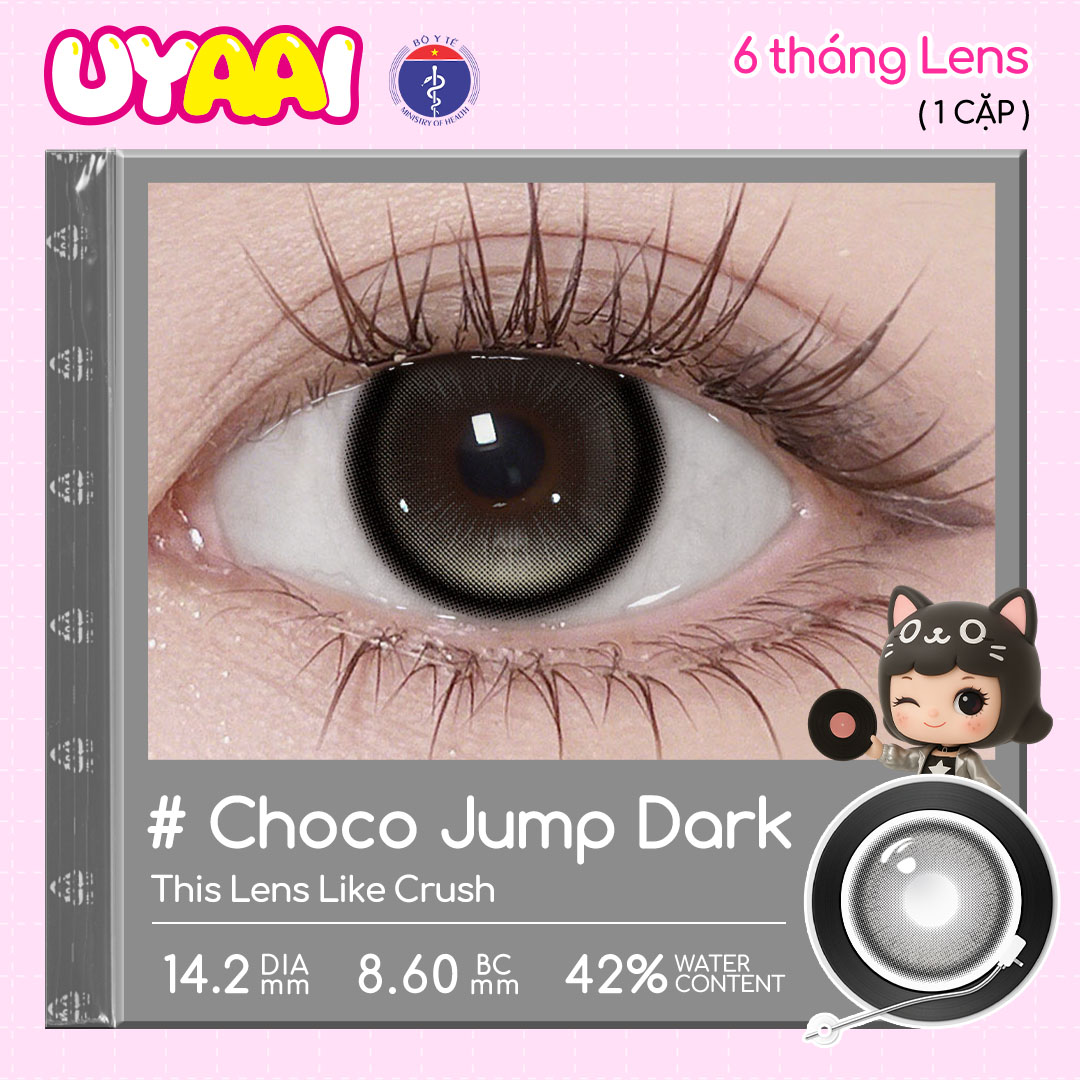 [Babi Bell x UYAAI] Mua 1 Tặng 4, UYAAI 6 tháng Lens, ĐỘ 0.00~-4.00, Choco Jump/Bigeyes/Pearl/K4/Snowball loạt