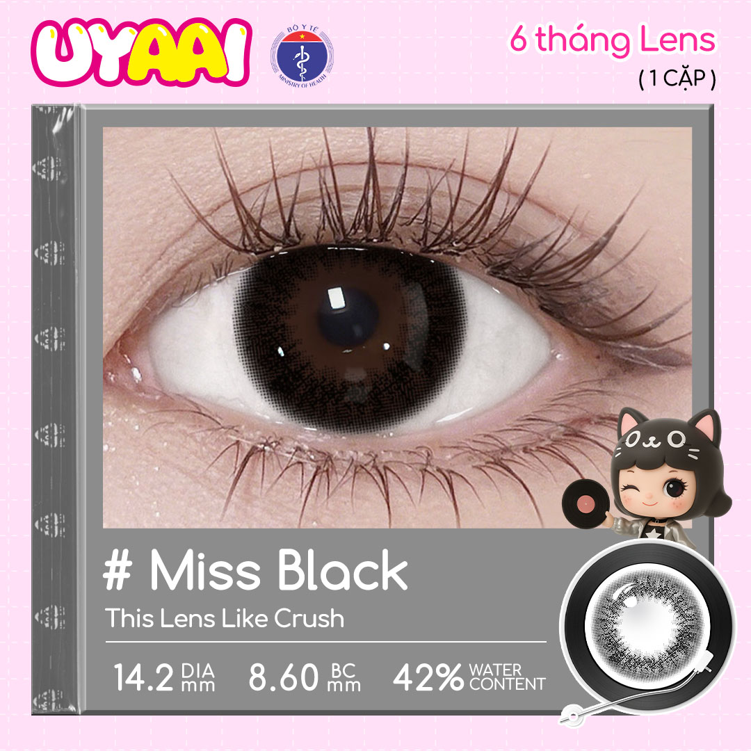 [Babi Bell x UYAAI] Mua 1 Tặng 4, UYAAI 6 tháng Lens, ĐỘ 0.00~-4.00, Choco Jump/Bigeyes/Pearl/K4/Snowball loạt
