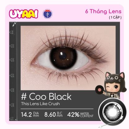 【Mua 1 tặng Gifts | Số đo 0-4 】Kính áp tròng màu UYAAI 14.0-14.2mm Natural Series 6 tháng