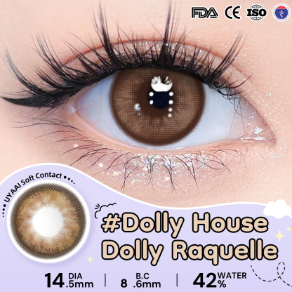 Kính áp tròng màu UYAAI Dolly House Raquelle 6 tháng
