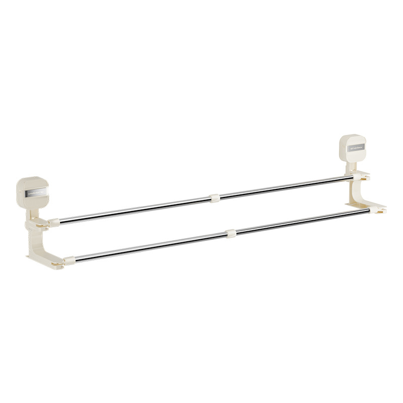 三代可伸縮旋轉吸盤毛巾架