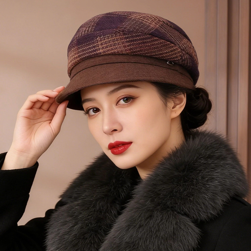 🔥🔥羊毛英倫復古貝雷帽