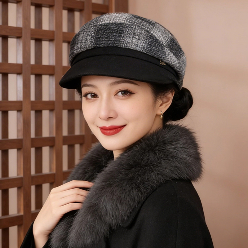 🔥🔥羊毛英倫復古貝雷帽