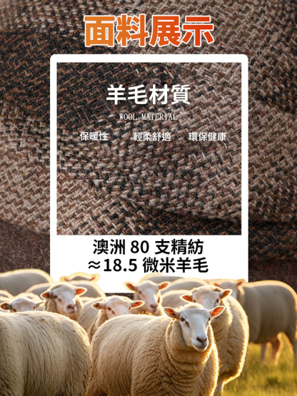 🔥🔥羊毛英倫復古貝雷帽