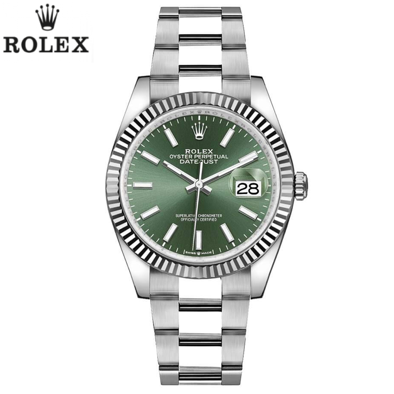 モデル オイスター、36 mm、オイスタースチール＆ホワイトゴールド126234