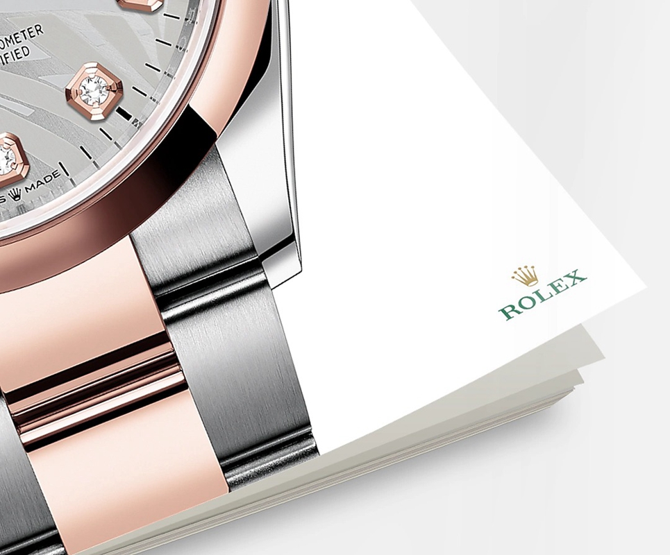 モデルオイスター、36 mm126201、オイスタースチール＆エバーローズゴールド