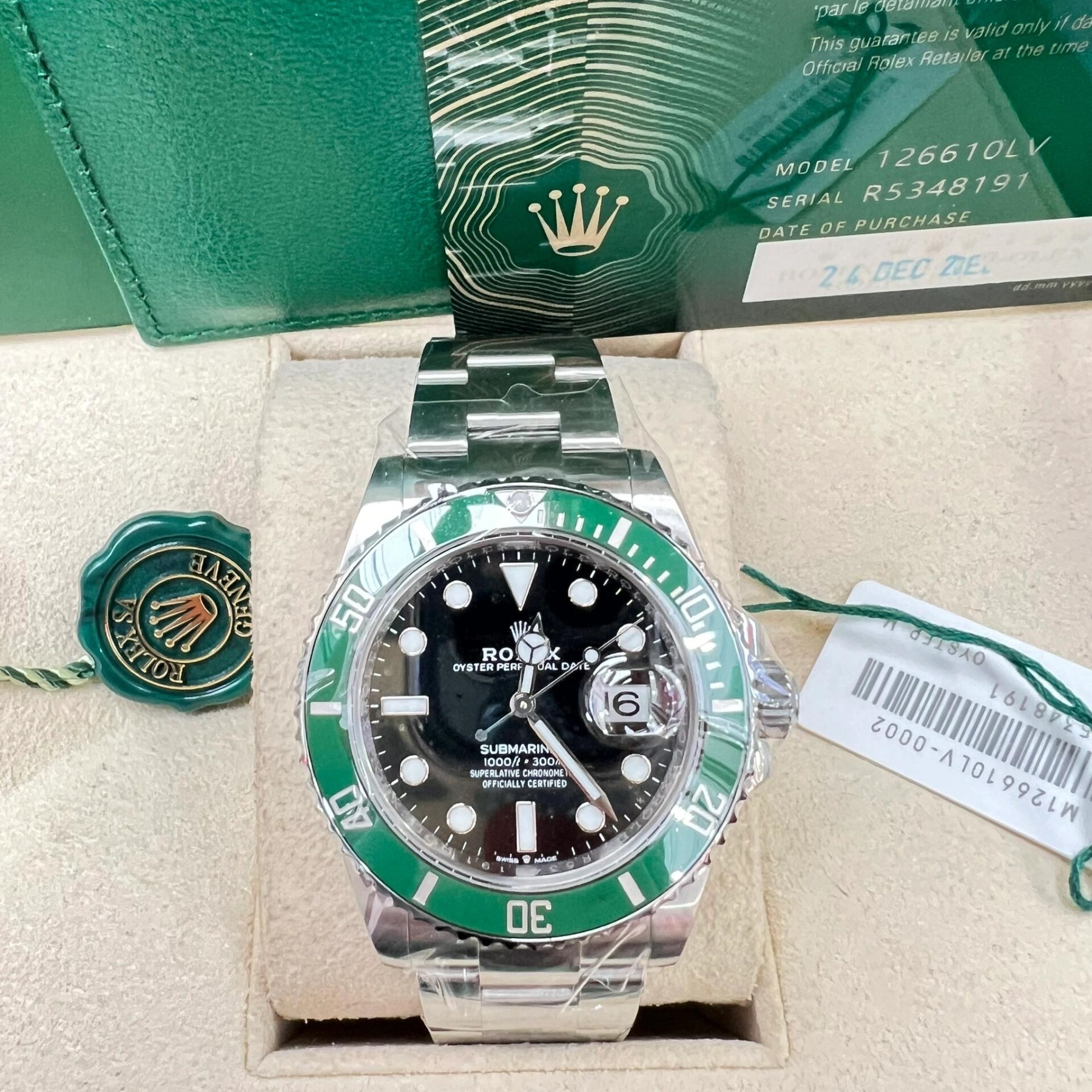 当日出荷 ROLEX ロレックス 126610 サブマリーナー デイト オイスター、41 mm、オイスタースチール