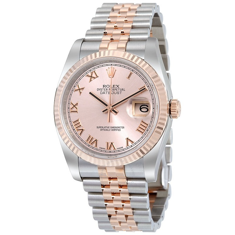 ROLEX ロレックス デイトジャスト 116231 ピンク ローマ