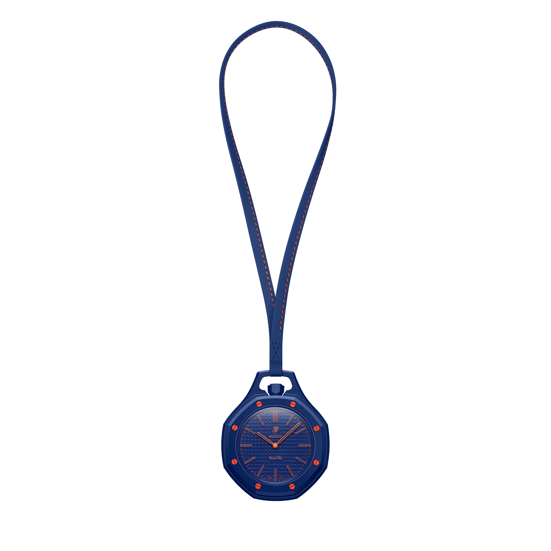 美品 ネイビーオレンジセラミック  Pop オーデマピゲ×swatch Swatch AP Audemars Piguet Royal Pop スウォッチ オーデマピゲ