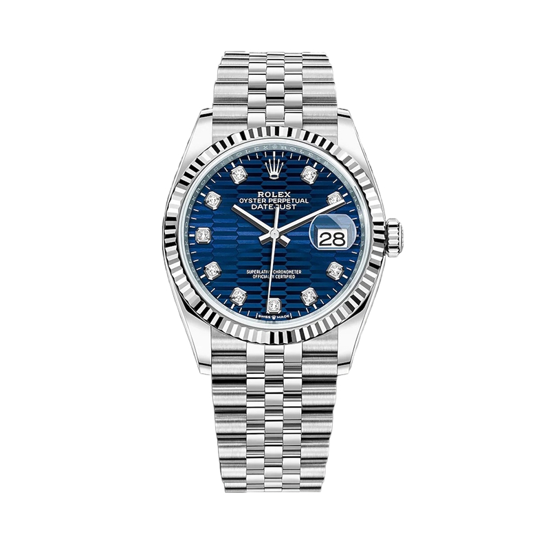 モデルオイスター、36 mm126234、オイスタースチール＆ホワイトゴールド