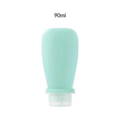 Newly designed strap leak-proof soft silicone travel bottle