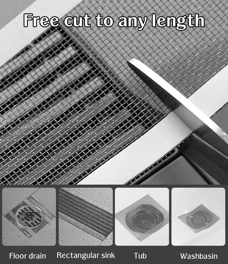 Self-adhesive floor drain stickers [Free tools]