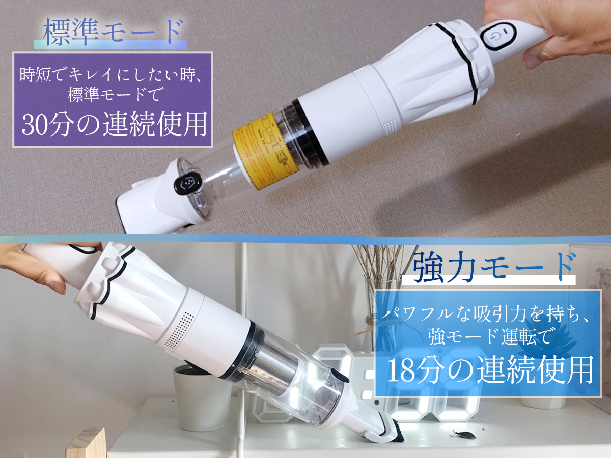 ハンディクリーナー 15Kpa ブラシレスモーター コードレス 30分間連続稼働 充電式 サイクロン 収納充電2in1 超強吸引力 車内 紙パック不要 車 掃除機 コードレス ハンディ そうじき K12