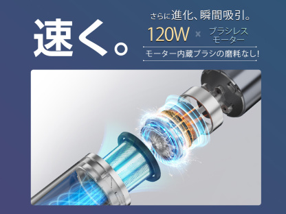ハンディクリーナー ハンディ掃除機 超軽量 コードレス 充電式 スタンド付き サイクロン 超強吸引力 車内 掃除機 コードレス ハンディ ハンディークリーナー K16