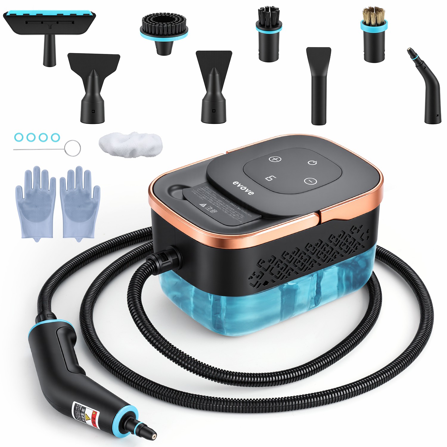 【12秒速熱・大容量タンク】evove スチームクリーナー 