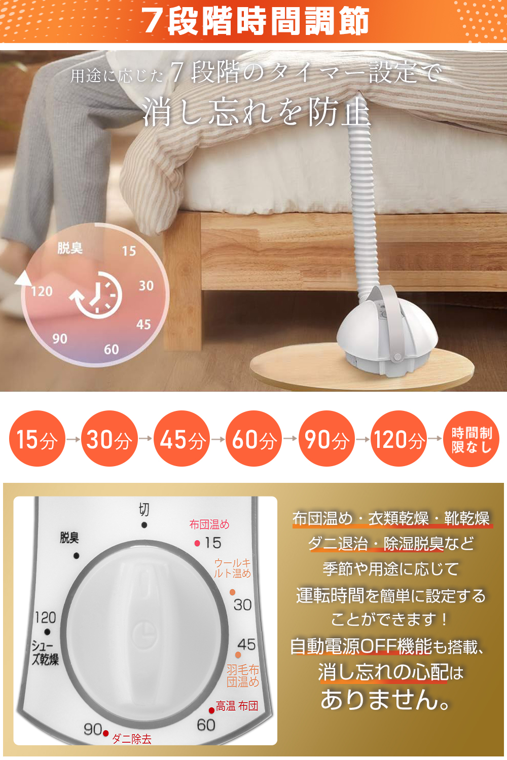 布団乾燥機 ふとん乾燥機 2本ノズル 布団・靴2組 600Wパワフル 5分速乾 コンパクト 靴乾燥 ダニ退治 布団 ハイパワー マット不要 除湿 衣類乾燥機 衣類乾燥 梅雨対策 BW101