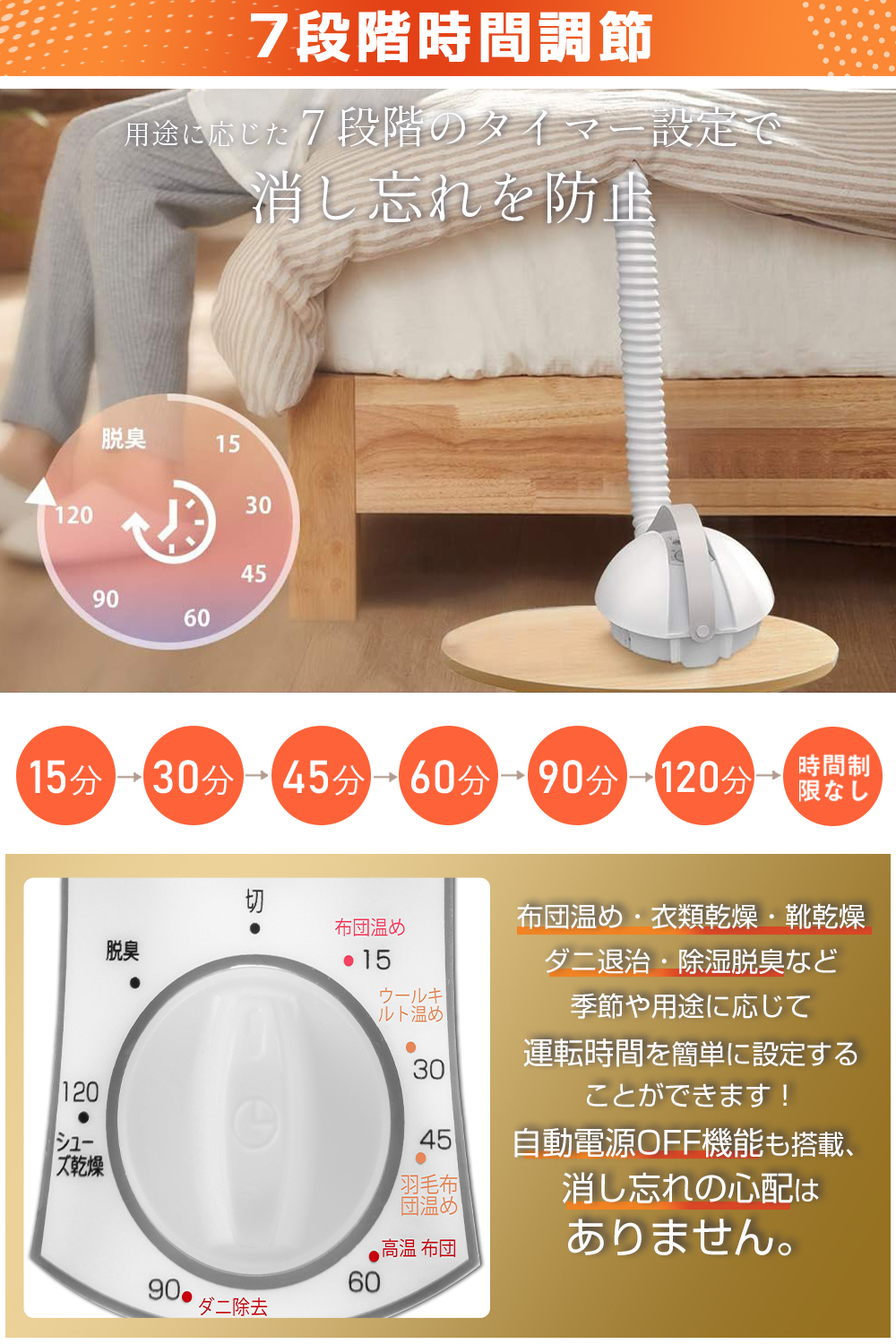 布団乾燥機 ふとん乾燥機 2本ノズル 布団・靴2組 600Wパワフル 5分速乾 コンパクト 靴乾燥 ダニ退治 布団 ハイパワー マット不要 除湿 衣類乾燥機 衣類乾燥 梅雨対策 BW101