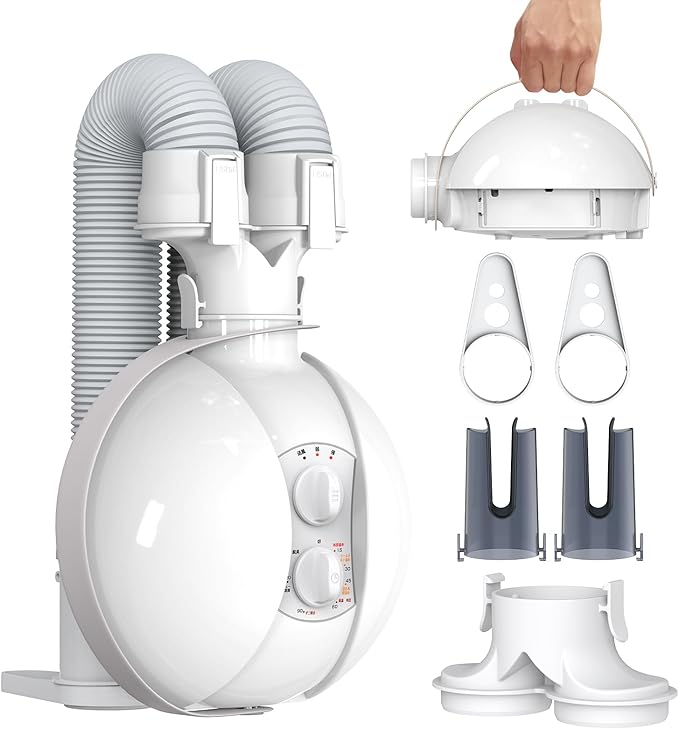 布団乾燥機 ふとん乾燥機 2本ノズル 布団・靴2組 600Wパワフル 5分速乾 コンパクト 靴乾燥 ダニ退治 布団 ハイパワー マット不要 除湿 衣類乾燥機 衣類乾燥 梅雨対策 BW101
