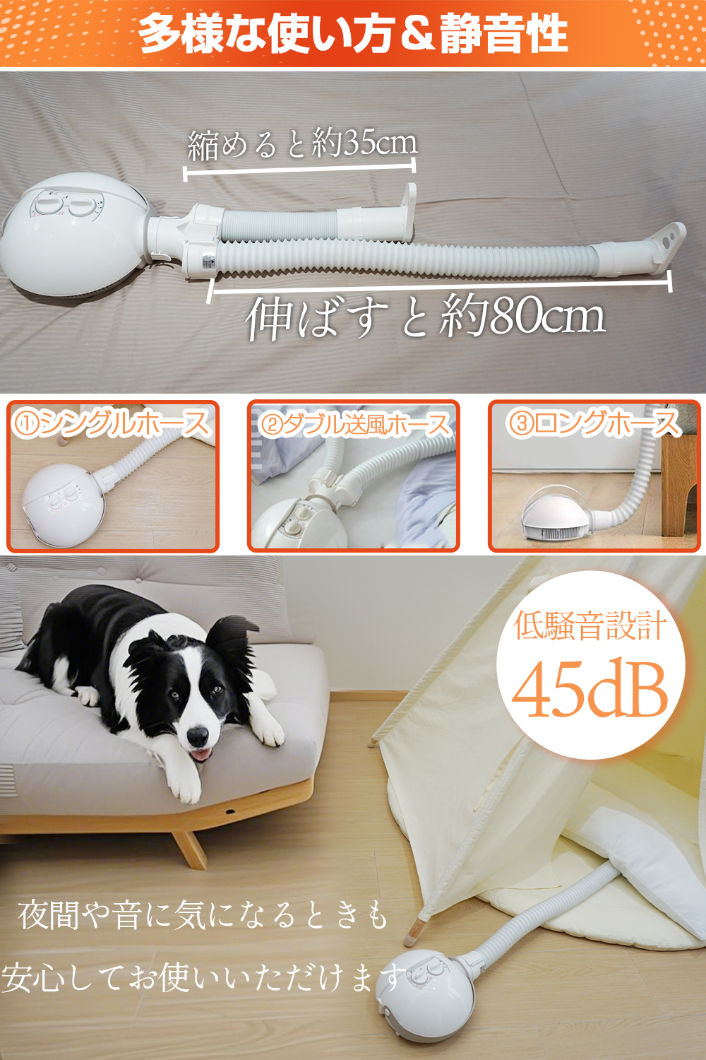 布団乾燥機 ふとん乾燥機 2本ノズル 布団・靴2組 600Wパワフル 5分速乾 コンパクト 靴乾燥 ダニ退治 布団 ハイパワー マット不要 除湿 衣類乾燥機 衣類乾燥 梅雨対策 BW101