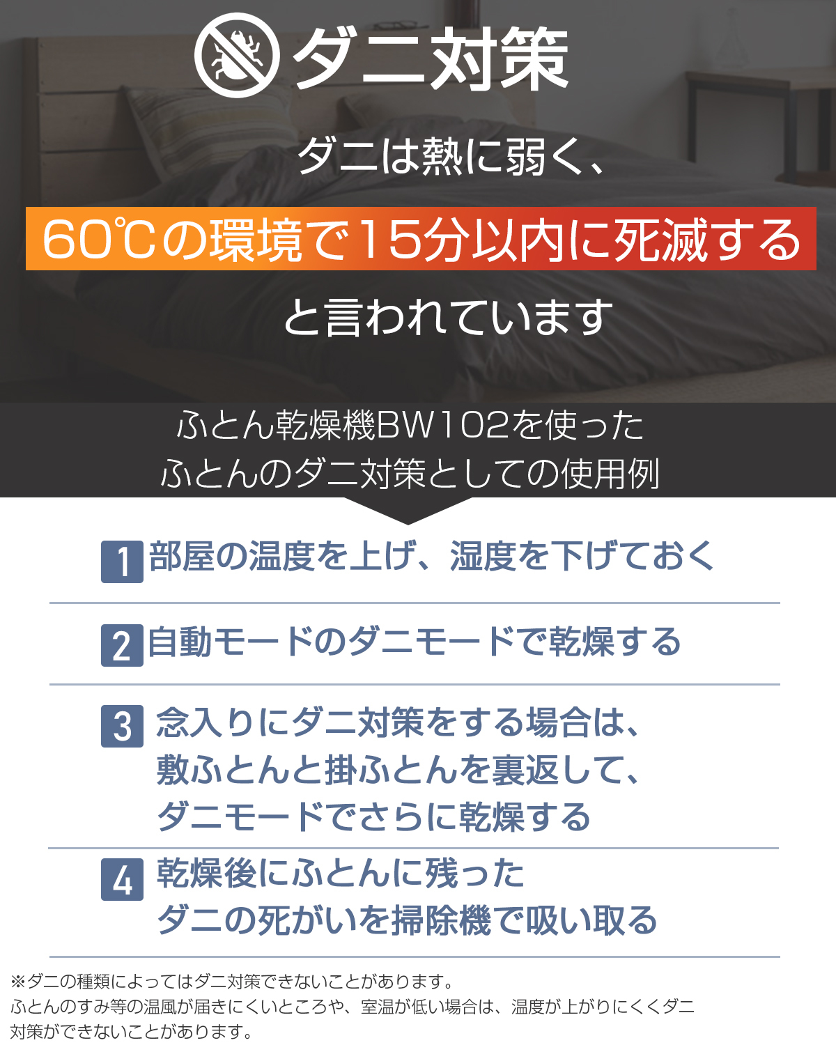 布団乾燥機 ふとん乾燥機 2本ノズル 布団・靴2組 コンパクト 5分速乾 靴乾燥 ダニ退治 布団 ハイパワー マット不要 除湿 衣類乾燥機 衣類乾燥 梅雨対策 BW102