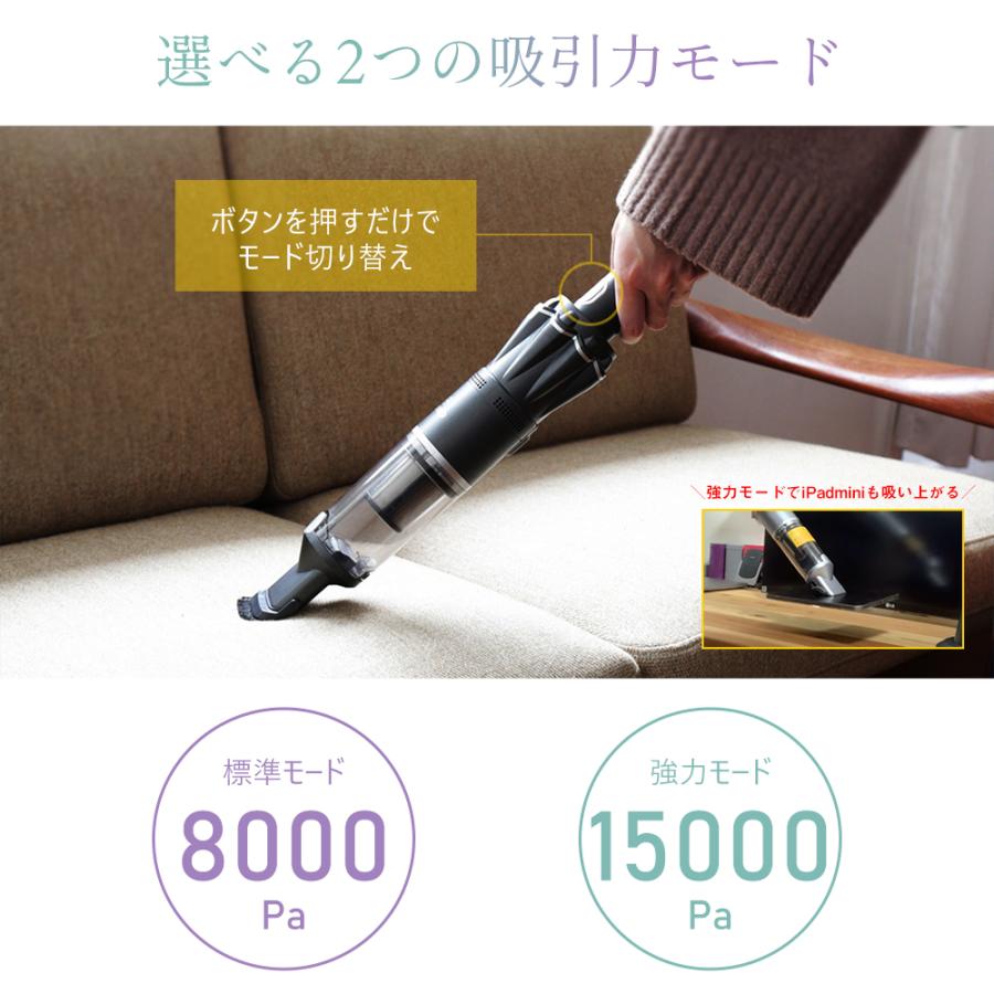 ハンディクリーナー 強力吸引 16000pa 掃除機 多機能 強力吸引 掃除機 コードレス 車 軽量 静音 2Way パワフル K12